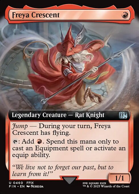 MTG Freya Crescent FIN 460 Extended Art Nonfoil