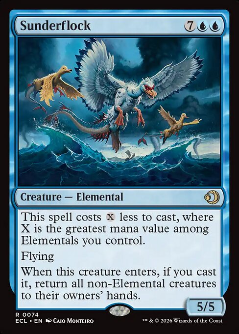 MTG Sunderflock ECL 074 Regular Foil