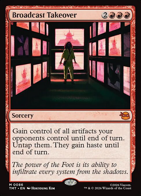 MTG Broadcast Takeover TMT 086 Regular Nonfoil