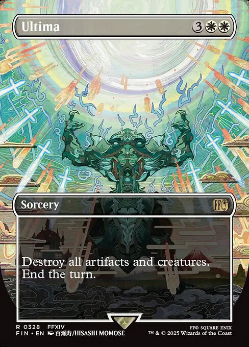 MTG Ultima FIN 328 Borderless Woodblock Foil