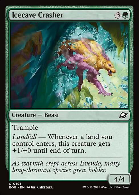 MTG Icecave Crasher EOE 191 Regular Nonfoil