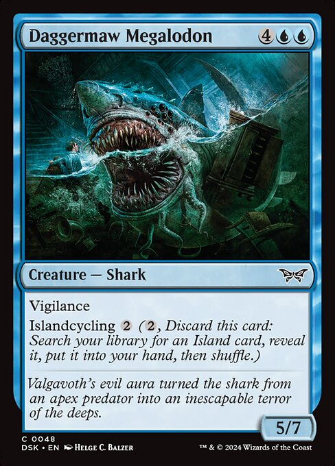 MTG Daggermaw Megalodon DSK 048 Regular Foil