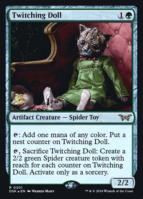 MTG Twitching Doll PDSK 201s Prerelease Foil