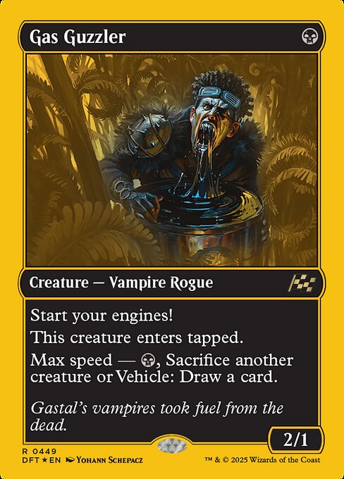 MTG Gas Guzzler DFT 449 Regular First-Place Foil