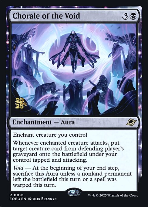 MTG Chorale of the Void PEOE 091s Prerelease Foil