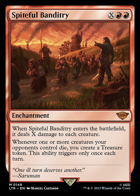 MTG Spiteful Banditry LTR 149 Regular Foil