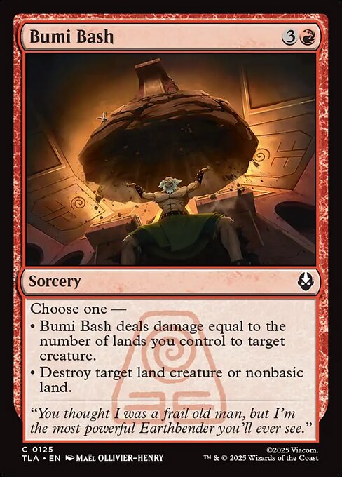 MTG Bumi Bash TLA 125 Regular Foil
