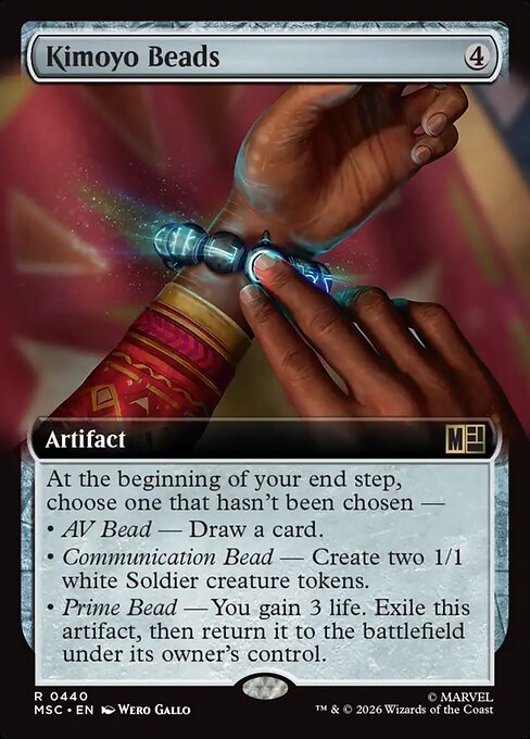 MTG Kimoyo Beads MSC 440 Extended Art Nonfoil