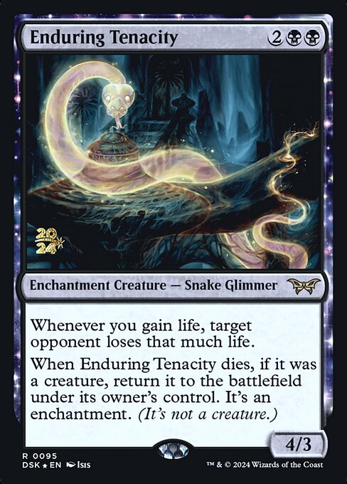 MTG Enduring Tenacity PDSK 095s Prerelease Foil