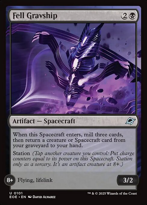 MTG Fell Gravship EOE 101 Regular Nonfoil