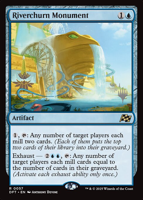 MTG Riverchurn Monument PDFT 057p Promo Pack Foil