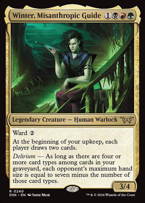 MTG Winter, Misanthropic Guide DSK 240 Regular Nonfoil