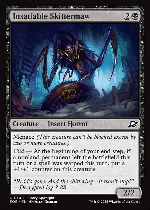 MTG Insatiable Skittermaw EOE 108 Regular Nonfoil