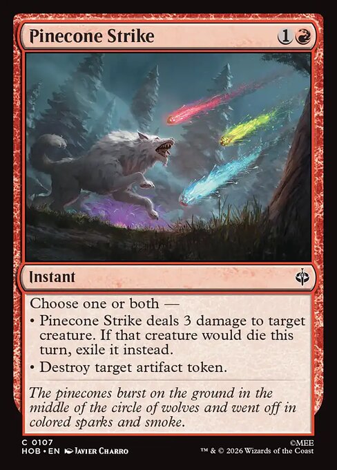 MTG Pinecone Strike HOB 107 Regular Nonfoil