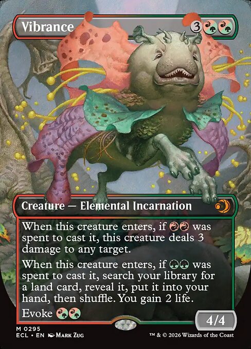 MTG Vibrance ECL 295 Showcase Ring Foil