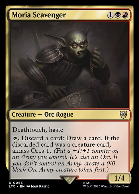 MTG Moria Scavenger LTC 063 Regular Nonfoil