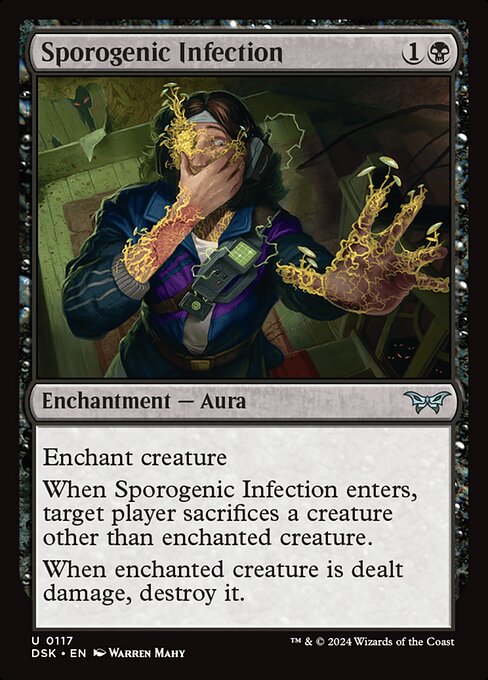MTG Sporogenic Infection DSK 117 Regular Nonfoil
