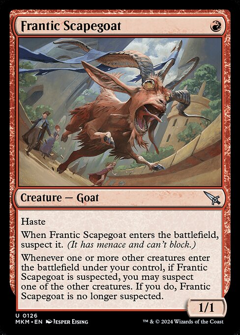 MTG Frantic Scapegoat MKM 126 Regular Nonfoil