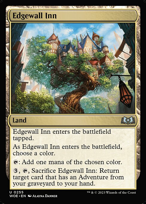 MTG Edgewall Inn WOE 255 Regular Nonfoil