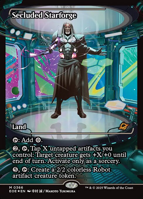 MTG Secluded Starforge EOE 366 Japan Showcase Foil