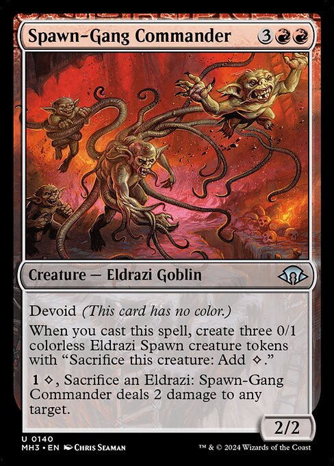 MTG Spawn-Gang Commander MH3 140 Regular Foil