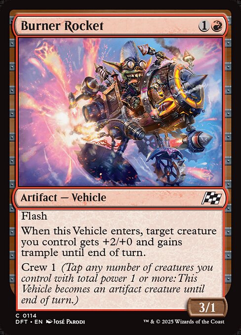MTG Burner Rocket DFT 114 Regular Foil
