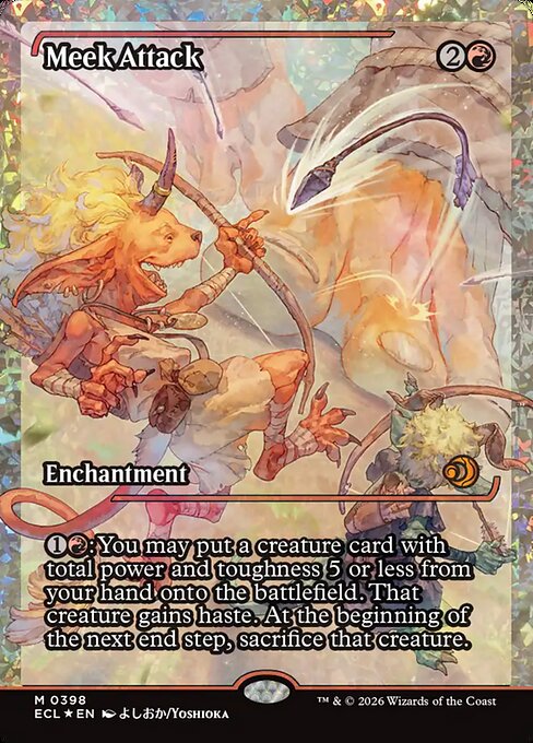 MTG Meek Attack ECL 398 Full Art Foil
