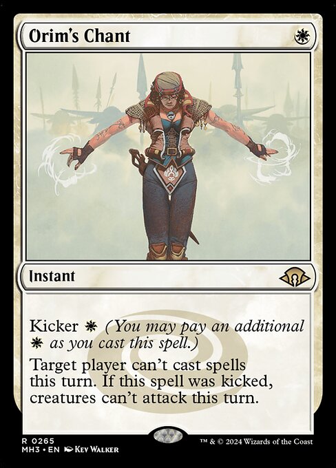 MTG Orim's Chant MH3 265 Regular Foil