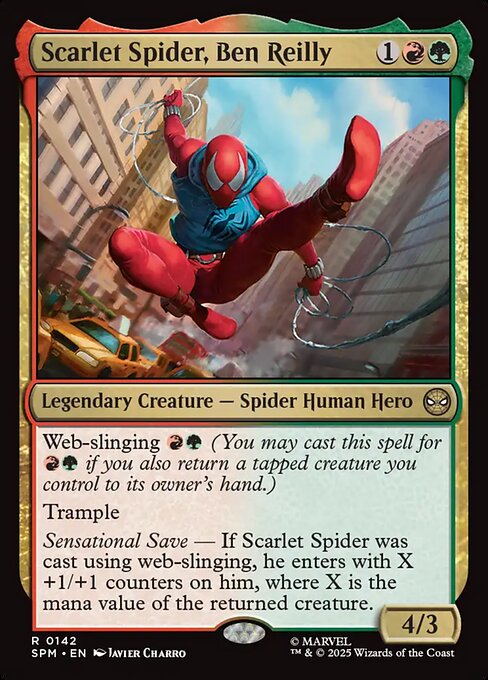 MTG Scarlet Spider, Ben Reilly SPM 142 Regular Foil