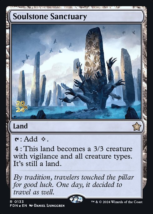 MTG Soulstone Sanctuary PFDN 133s Prerelease Foil