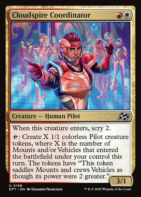 MTG Cloudspire Coordinator DFT 196 Regular Nonfoil