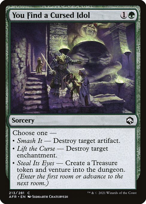 MTG You Find a Cursed Idol AFR 213 Regular Nonfoil