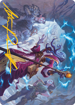 MTG True Polymorph AAFR 043 Art Card Gold Stamped Signature