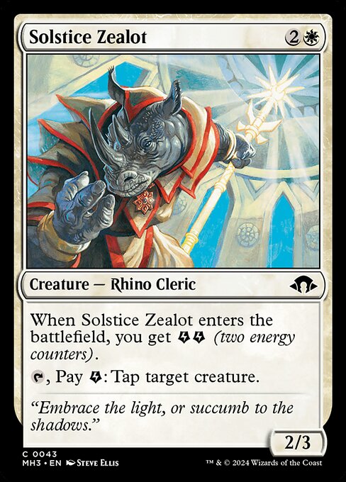 MTG Solstice Zealot MH3 043 Regular Nonfoil