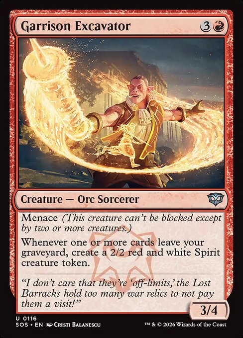 MTG Garrison Excavator SOS 116 Regular Nonfoil