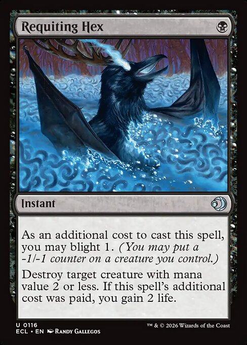 MTG Requiting Hex ECL 116 Regular Nonfoil