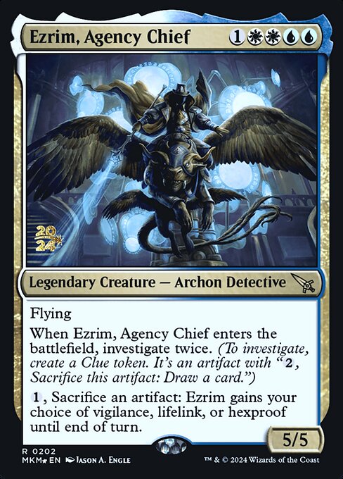 MTG Ezrim, Agency Chief PMKM 202s Prerelease Foil