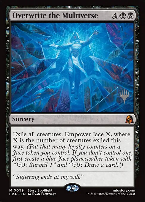 MTG Overwrite the Multiverse PFRA 059P Promo Pack Nonfoil front