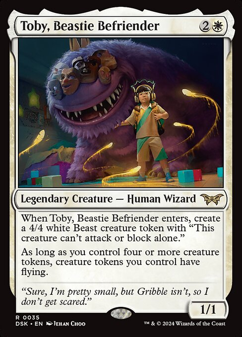 MTG Toby, Beastie Befriender DSK 035 Regular Foil