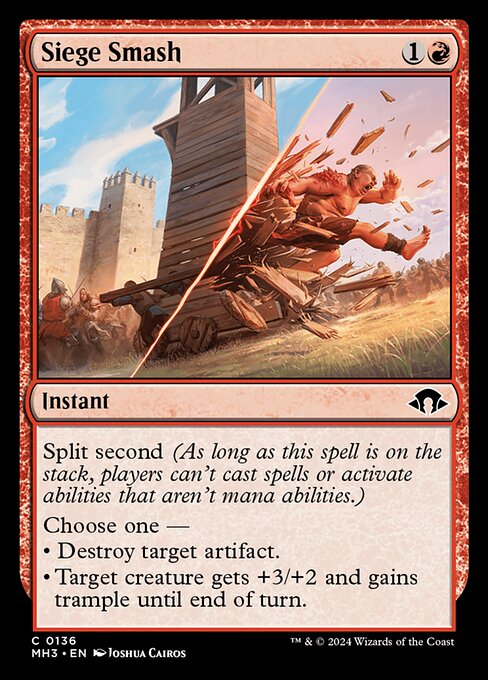 MTG Siege Smash MH3 136 Regular Nonfoil