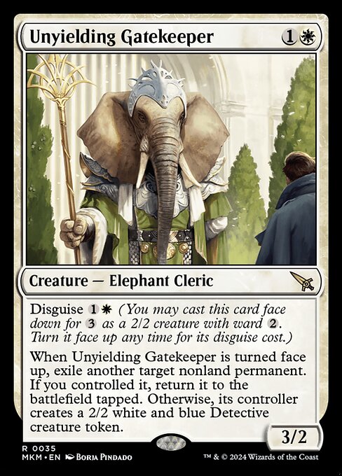 MTG Unyielding Gatekeeper MKM 035 Regular Nonfoil