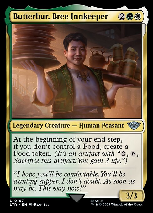 MTG Butterbur, Bree Innkeeper LTR 197 Regular Nonfoil