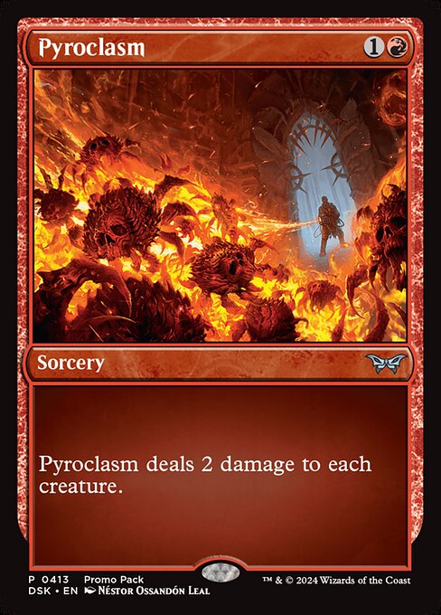 MTG Pyroclasm DSK 413 Promo Pack Foil