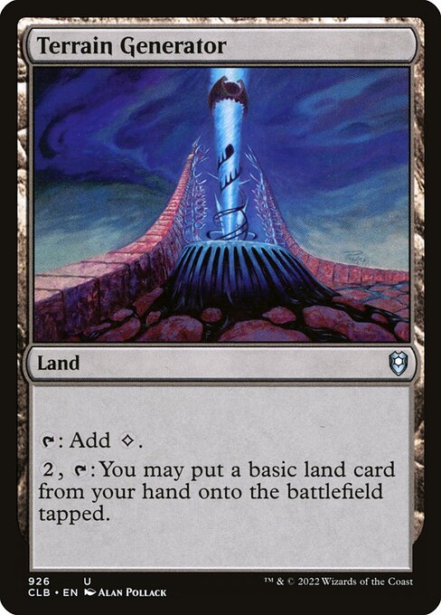 MTG Terrain Generator CLB 926 Commander Deck Nonfoil