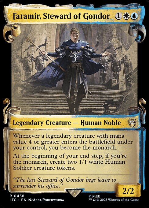 MTG Faramir, Steward of Gondor LTC 458 Alternate Art Foil