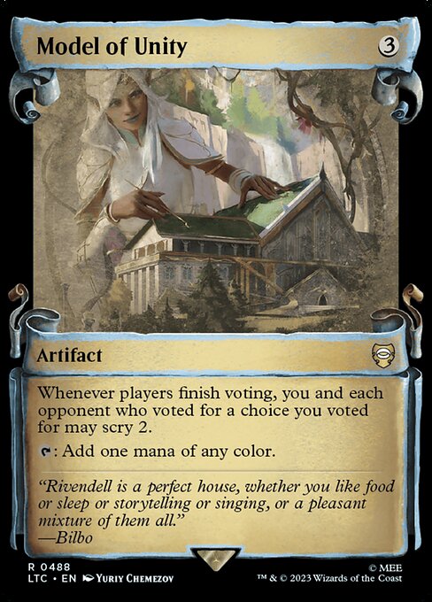 MTG Model of Unity LTC 488 Alternate Art Nonfoil