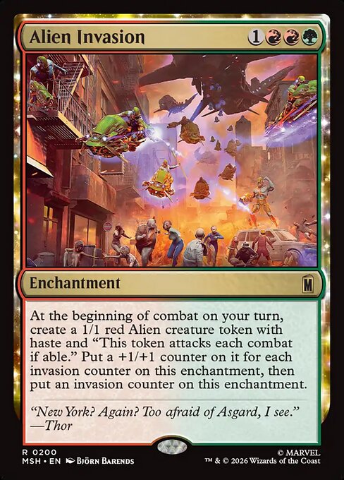 MTG Alien Invasion MSH 200 Regular Foil