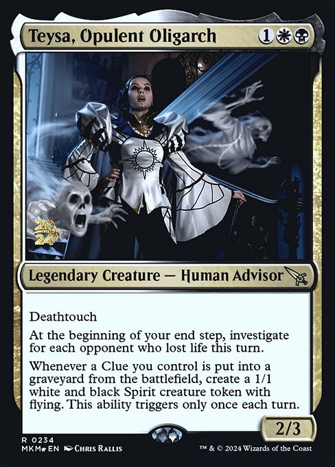 MTG Teysa, Opulent Oligarch PMKM 234s Prerelease Foil