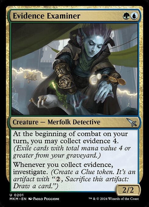 MTG Evidence Examiner MKM 201 Regular Foil