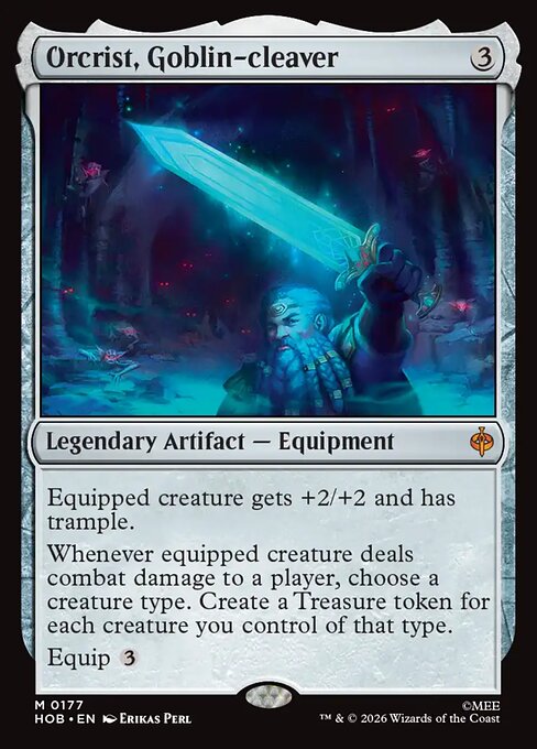 MTG Orcrist, Goblin-cleaver HOB 177 Regular Foil